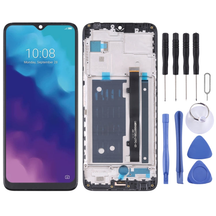 Schermo LCD con digitalizzatore e cornice per ZTE Blade A51
