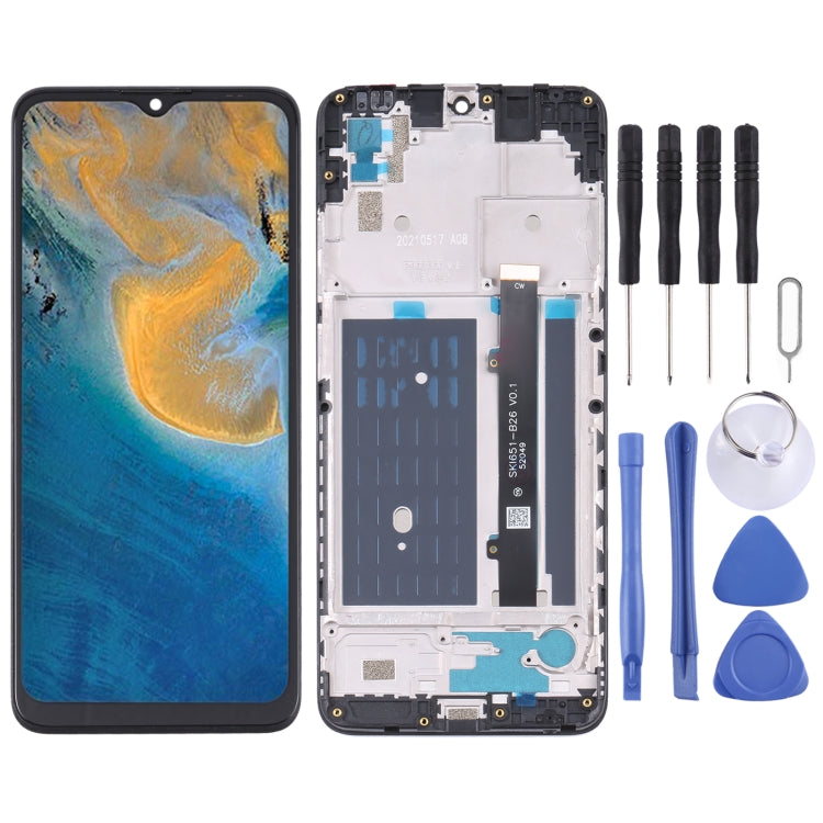 Schermo LCD con digitalizzatore e cornice per ZTE Blade A51