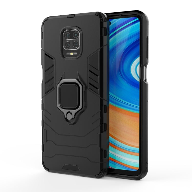 Custodia protettiva antiurto per PC + TPU con supporto per anello magnetico, For Xiaomi Redmi Note 9 Pro Max