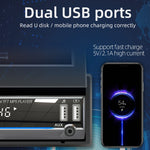 9901 Lettore MP5 retrattile per auto da 7 pollici Supporta FM e Internet per telefoni cellulari, 9901