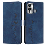 Custodia per telefono in pelle con motivo a cuore Skin Feel, For Infinix Hot 12 Play, For Infinix Hot 12i, For Infinix Hot 12, For Infinix Note 12 G96