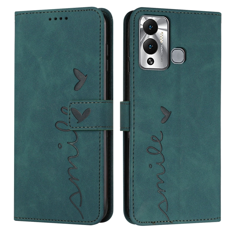 Custodia per telefono in pelle con motivo a cuore Skin Feel, For Infinix Hot 12 Play, For Infinix Hot 12i, For Infinix Hot 12, For Infinix Note 12 G96