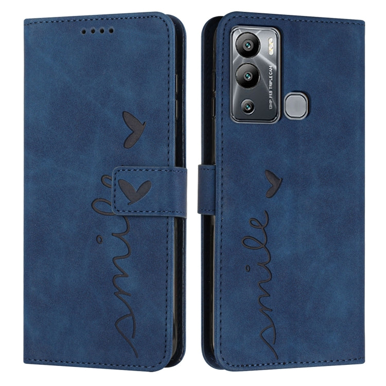 Custodia per telefono in pelle con motivo a cuore Skin Feel, For Infinix Hot 12 Play, For Infinix Hot 12i, For Infinix Hot 12, For Infinix Note 12 G96