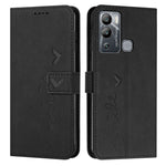Custodia per telefono in pelle con motivo a cuore Skin Feel, For Infinix Hot 12 Play, For Infinix Hot 12i, For Infinix Hot 12, For Infinix Note 12 G96