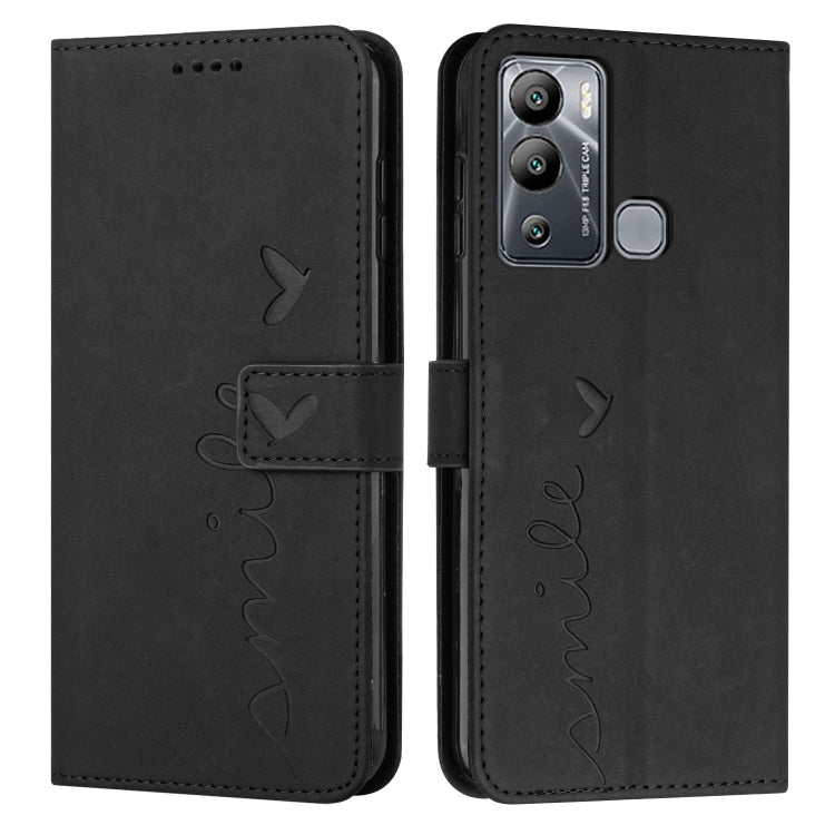 Custodia per telefono in pelle con motivo a cuore Skin Feel, For Infinix Hot 12 Play, For Infinix Hot 12i, For Infinix Hot 12, For Infinix Note 12 G96