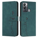 Custodia per telefono in pelle con motivo a cuore Skin Feel, For Infinix Hot 12 Play, For Infinix Hot 12i, For Infinix Hot 12, For Infinix Note 12 G96