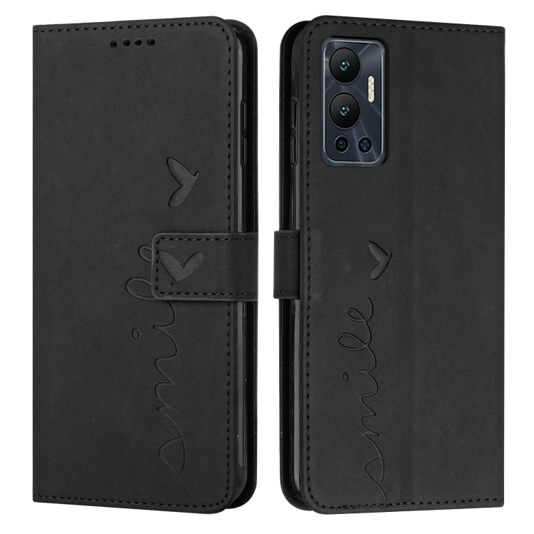 Custodia per telefono in pelle con motivo a cuore Skin Feel, For Infinix Hot 12 Play, For Infinix Hot 12i, For Infinix Hot 12, For Infinix Note 12 G96