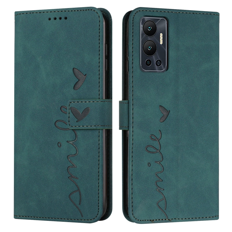 Custodia per telefono in pelle con motivo a cuore Skin Feel, For Infinix Hot 12 Play, For Infinix Hot 12i, For Infinix Hot 12, For Infinix Note 12 G96