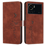 Custodia per telefono in pelle con motivo a cuore Skin Feel, For Infinix Note 12 VIP, For Infinix Note 12/12 Pro, For Infinix Note 12i, For Infinix Smart 6 Plus India