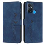 Custodia per telefono in pelle con motivo a cuore Skin Feel, For Infinix Note 12 VIP, For Infinix Note 12/12 Pro, For Infinix Note 12i, For Infinix Smart 6 Plus India