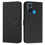 Custodia per telefono in pelle con motivo a cuore Skin Feel, For Infinix Note 12 VIP, For Infinix Note 12/12 Pro, For Infinix Note 12i, For Infinix Smart 6 Plus India
