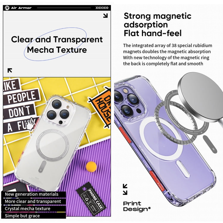 Custodia per telefono ROCK Air InShare MagSafe, For iPhone 14, For iPhone 14 Plus, For iPhone 14 Pro, For iPhone 14 Pro Max