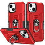 Custodia per telefono ibrida con armatura porta anello, For iPhone 14, For iPhone 14 Plus, For iPhone 14 Pro, For iPhone 14 Pro Max