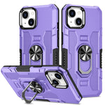 Custodia per telefono ibrida con armatura porta anello, For iPhone 14, For iPhone 14 Plus, For iPhone 14 Pro, For iPhone 14 Pro Max