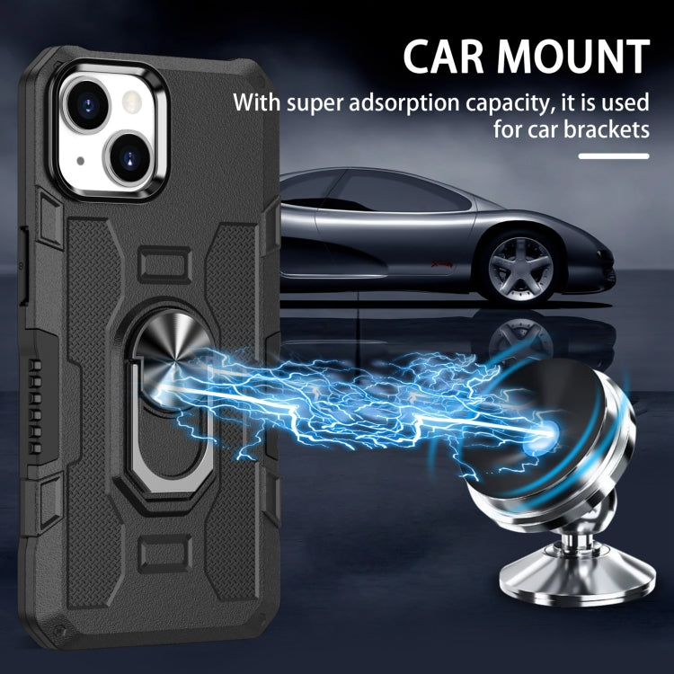 Custodia per telefono ibrida con armatura porta anello, For iPhone 13, For iPhone 13 Pro Max, For iPhone 12 / 12 Pro, For iPhone 12 Pro Max