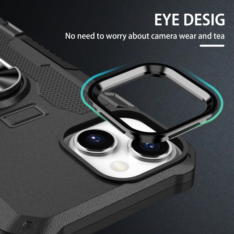Custodia per telefono ibrida con armatura porta anello, For iPhone 13, For iPhone 13 Pro Max, For iPhone 12 / 12 Pro, For iPhone 12 Pro Max
