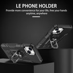 Custodia per telefono ibrida con armatura porta anello, For iPhone 11, For iPhone 11 Pro, For iPhone 11 Pro Max, For iPhone 13 Pro
