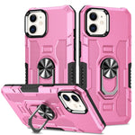 Custodia per telefono ibrida con armatura porta anello, For iPhone 11, For iPhone 11 Pro, For iPhone 11 Pro Max, For iPhone 13 Pro