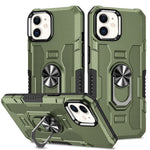 Custodia per telefono ibrida con armatura porta anello, For iPhone 11, For iPhone 11 Pro, For iPhone 11 Pro Max, For iPhone 13 Pro