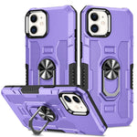 Custodia per telefono ibrida con armatura porta anello, For iPhone 11, For iPhone 11 Pro, For iPhone 11 Pro Max, For iPhone 13 Pro