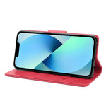Custodia per cellulare in pelle flip orizzontale goffrata farfalla, For iPhone 14, For iPhone 14 Plus, For iPhone 14 Pro