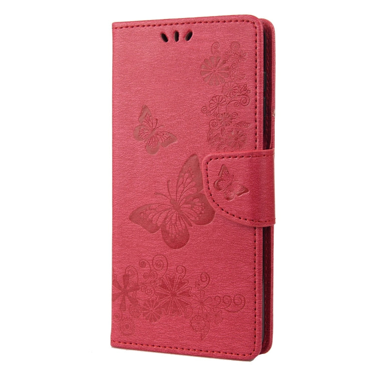 Custodia per cellulare in pelle flip orizzontale goffrata farfalla, For iPhone 14 Pro Max