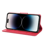 Custodia per cellulare in pelle flip orizzontale goffrata farfalla, For iPhone 14 Pro Max