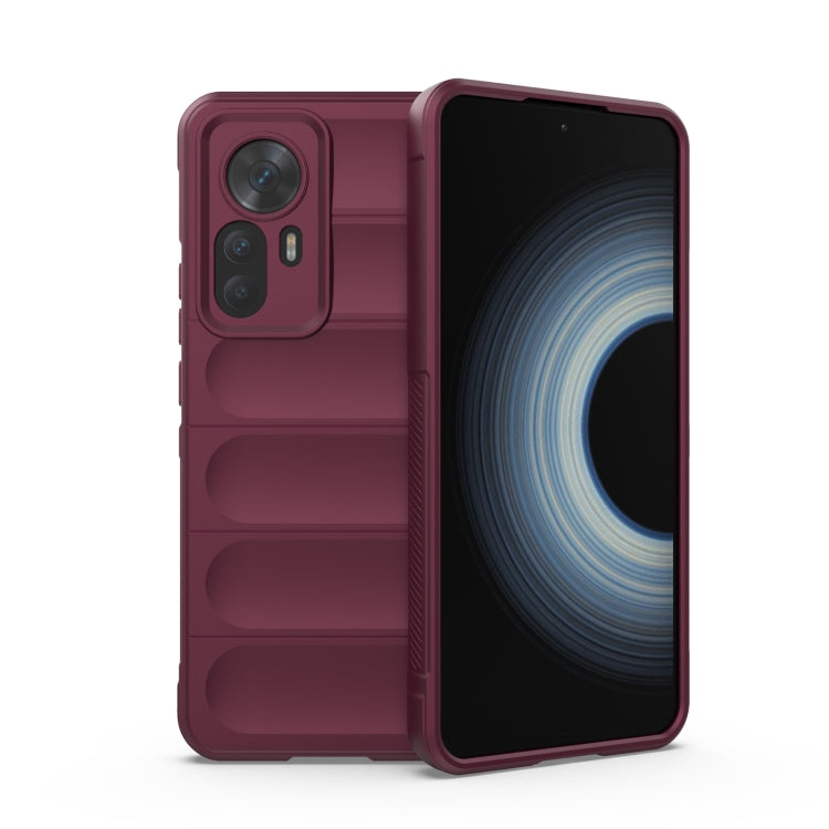 Magic Shield TPU + custodia per telefono in flanella, For Xiaomi Redmi K50 Ultra