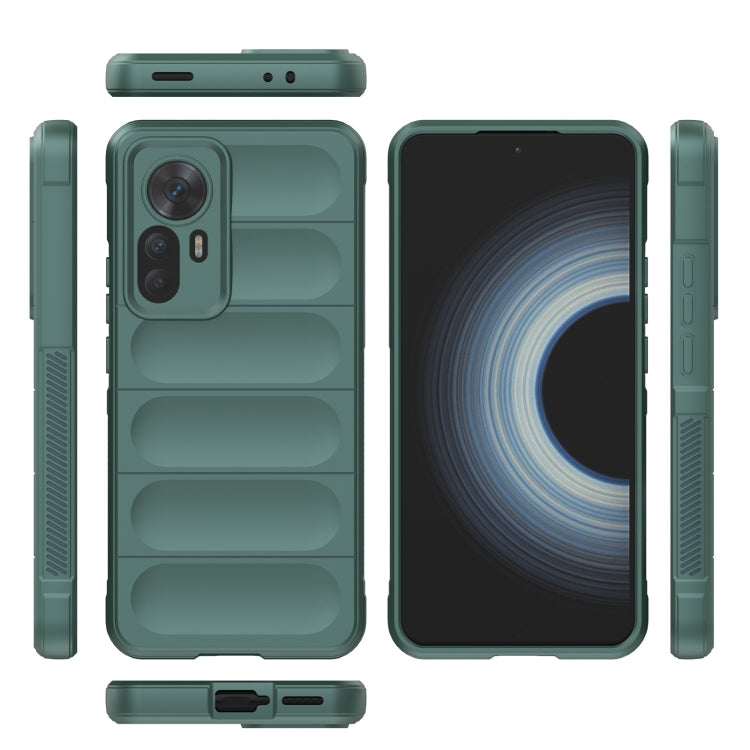 Magic Shield TPU + custodia per telefono in flanella, For Xiaomi Redmi K50 Ultra