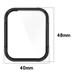 Custodia per orologio per PC con pellicola in vetro temperato, For Realme Watch 3, For OPPO Band 2, For OPPO Watch 3, For Xiaomi Watch S1 Pro