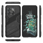 Punk Armor PC + Custodia per telefono in TPU con supporto, For OnePlus 10T 5G