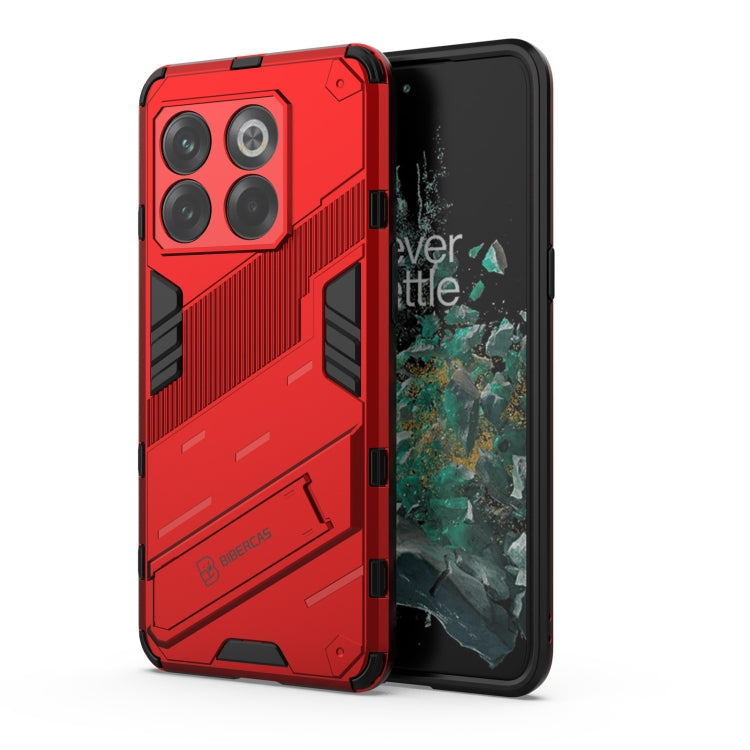 Punk Armor PC + Custodia per telefono in TPU con supporto, For OnePlus 10T 5G