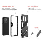 Punk Armor PC + Custodia per telefono in TPU con supporto, For OnePlus 10T 5G