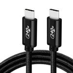 Cavo USB-C 240W ricarica rapida 1m/2m per smartphone