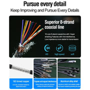 PD240W 40 Gbps USB4 Cavo dati di ricarica rapida, 0.5m, 1m, 1.5m, 2m