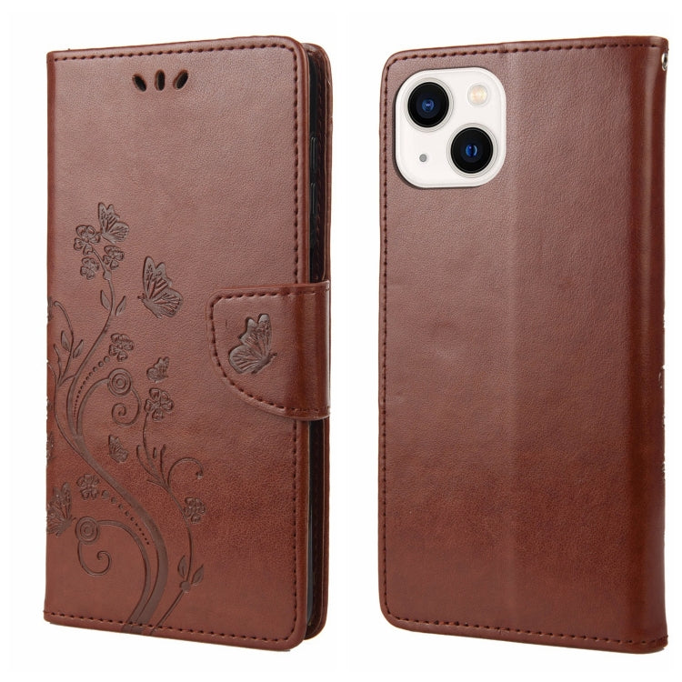 Custodia per cellulare in pelle con motivo floreale a farfalla, For iPhone 14, For iPhone 14 Plus, For iPhone 14 Pro