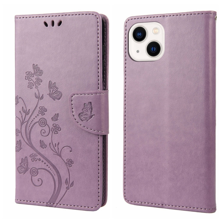 Custodia per cellulare in pelle con motivo floreale a farfalla, For iPhone 14, For iPhone 14 Plus, For iPhone 14 Pro