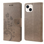 Custodia per cellulare in pelle con motivo floreale a farfalla, For iPhone 14, For iPhone 14 Plus, For iPhone 14 Pro