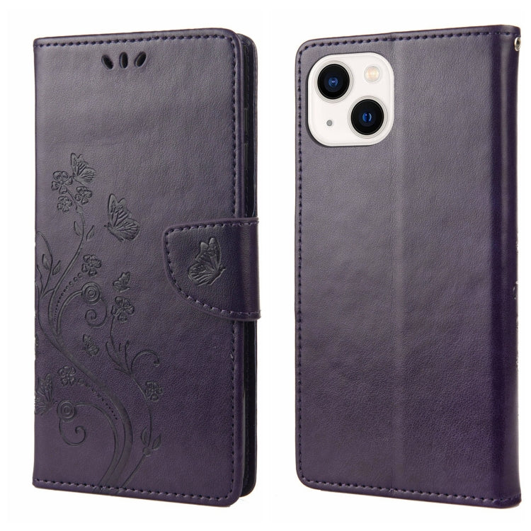 Custodia per cellulare in pelle con motivo floreale a farfalla, For iPhone 14, For iPhone 14 Plus, For iPhone 14 Pro