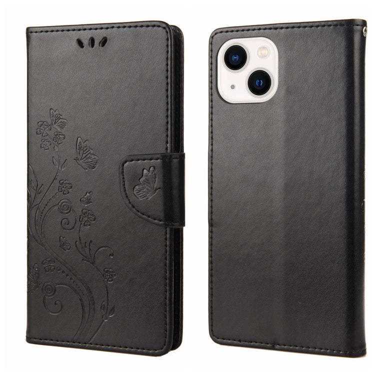 Custodia per cellulare in pelle con motivo floreale a farfalla, For iPhone 14, For iPhone 14 Plus, For iPhone 14 Pro