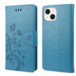 Custodia per cellulare in pelle con motivo floreale a farfalla, For iPhone 14, For iPhone 14 Plus, For iPhone 14 Pro