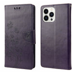 Custodia per cellulare in pelle con motivo floreale a farfalla, For iPhone 14, For iPhone 14 Plus, For iPhone 14 Pro