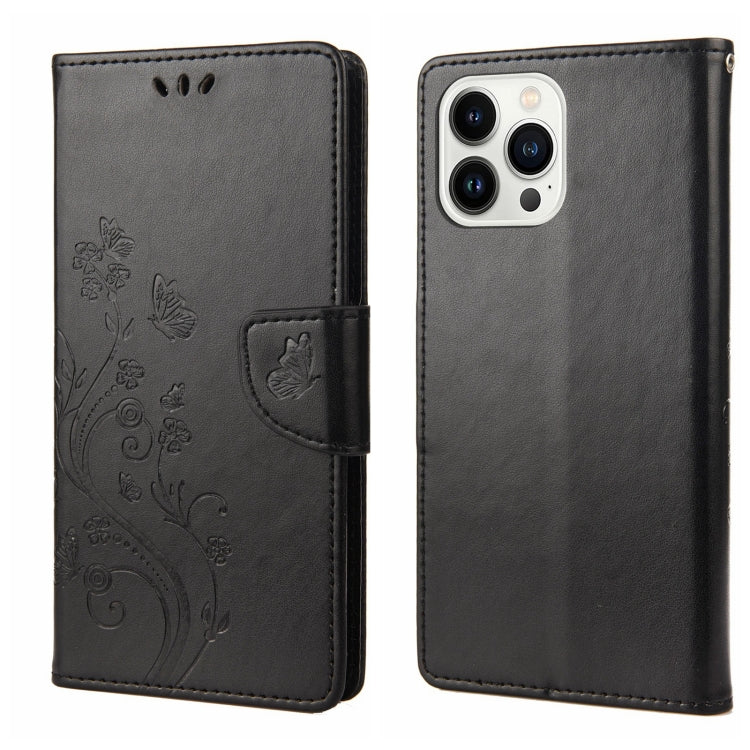 Custodia per cellulare in pelle con motivo floreale a farfalla, For iPhone 14, For iPhone 14 Plus, For iPhone 14 Pro