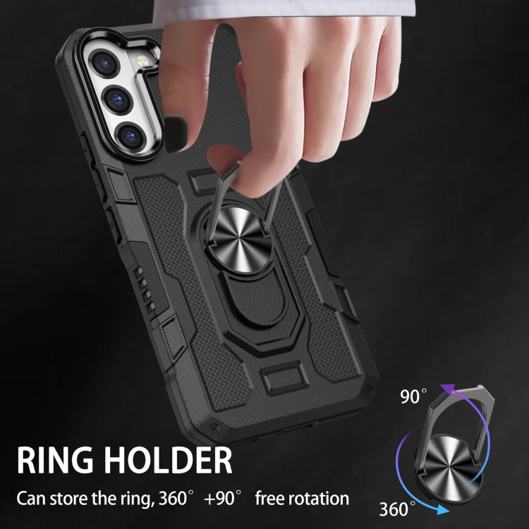 Custodia per telefono ibrida con armatura porta anello, For Samsung Galaxy S22 5G, For Samsung Galaxy S22+ 5G, For Samsung Galaxy S22 Ultra 5G, For Samsung Galaxy S21 5G