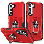 Custodia per telefono ibrida con armatura porta anello, For Samsung Galaxy S22 5G, For Samsung Galaxy S22+ 5G, For Samsung Galaxy S22 Ultra 5G, For Samsung Galaxy S21 5G