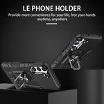 Custodia per telefono ibrida con armatura porta anello, For Samsung Galaxy S21+ 5G, For Samsung Galaxy S21 Ultra 5G