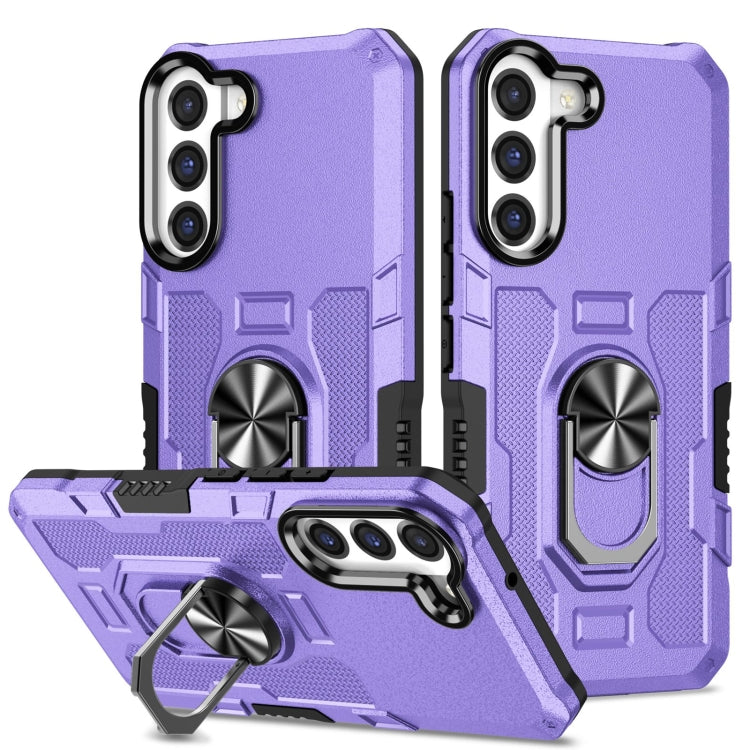 Custodia per telefono ibrida con armatura porta anello, For Samsung Galaxy S21+ 5G, For Samsung Galaxy S21 Ultra 5G