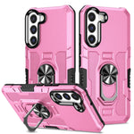 Custodia per telefono ibrida con armatura porta anello, For Samsung Galaxy S21+ 5G, For Samsung Galaxy S21 Ultra 5G
