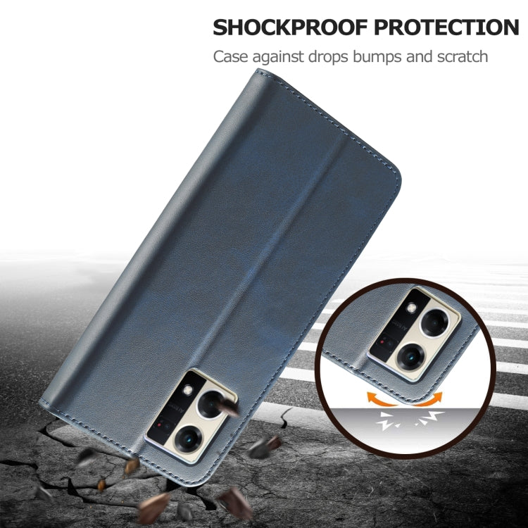 LC.IMEEKE Custodia in pelle a vibrazione orizzontale con struttura in vitello, For OPPO Reno8, For OPPO Reno8 Pro