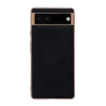 Custodia per telefono galvanica nano serie Luolai in vera pelle, For Google Pixel 6, For Google Pixel 6 Pro, For Google Pixel 7, For Google Pixel 7 Pro